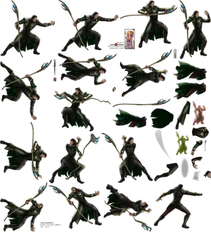 Loki_ Character_ Sprite_ Sheet PNG