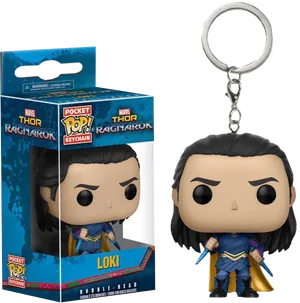 Loki Funko Pop Keychain Thor Ragnarok PNG image