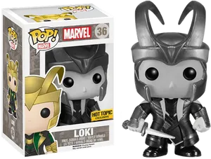 Loki Funko Pop Vinyl Figure PNG image