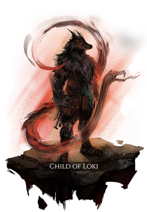 Loki Mythical Offspring Artwork PNG image