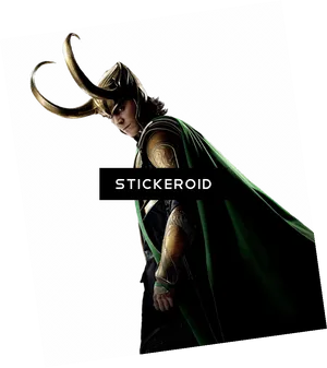 Lokiin Horned Helmet PNG