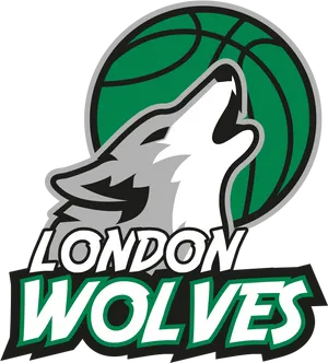 London Wolves Basketball Logo PNG