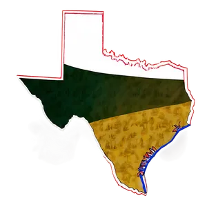 Lone Star State Outline Png 05252024 PNG image