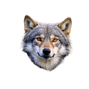 Lone Wolf Moonlight Scene PNG Jsl11