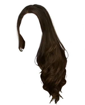 Long Brunette Hair Cascading Curls