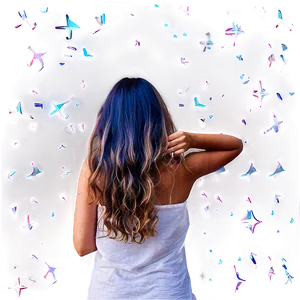 Long Hair Night Sky Png Cqc PNG image