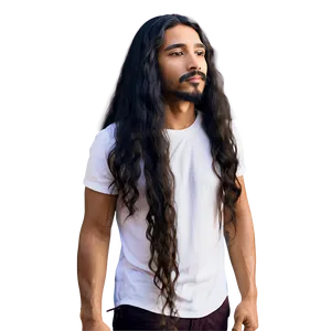 Long Hair Renaissance PNG Qup