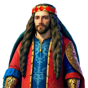 Long Hair Renaissance PNG Sen19