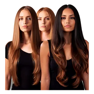 Long Hair Sunset Glow PNG Blq30 PNG