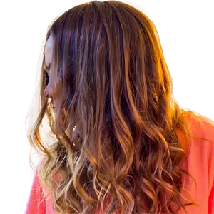 Long Hair Sunset Glow PNG Mkm27 PNG