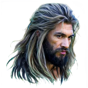 Long Hair Wilderness PNG Mpm