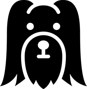 Long Haired Silhouette Outline