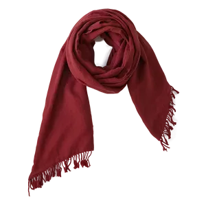 Long Red Scarf PNG 06252024