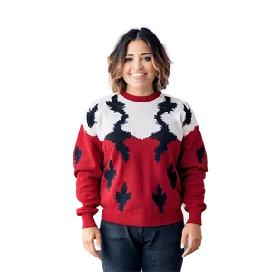 Long Sleeve Red Sweater PNG Ewr PNG
