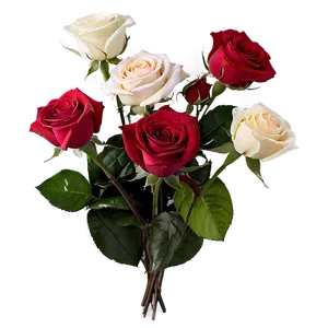 Long-stem Roses Bouquet PNG Oxh PNG