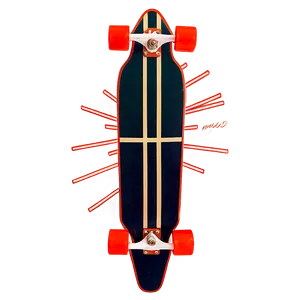 Longboard Outline PNG 06272024