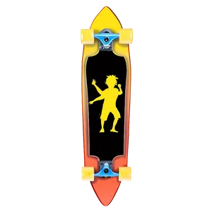 Longboard Silhouette PNG 06272024