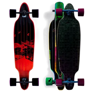 Longboard Silhouette PNG Rnm