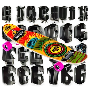 Longboard Sticker PNG Jlk69 PNG