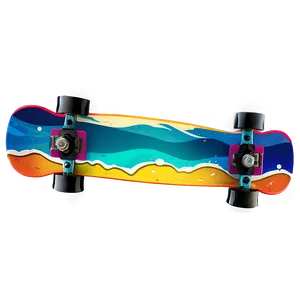 Longboard Wave PNG Odc