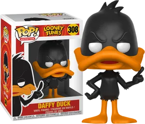 Looney Tunes Daffy Duck Funko Pop PNG image