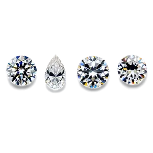 Loose Diamonds Assortment PNG 72 PNG