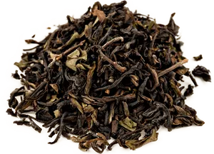 Loose Leaf Black Tea Pile PNG image