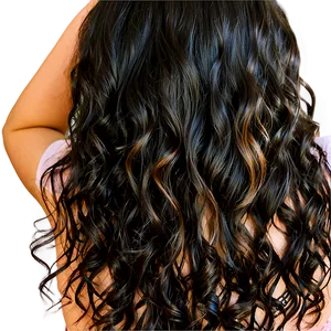 Loose Waves Perm Hair Png Wxc28 PNG image