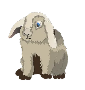 Lop Eared Rabbit Illustration