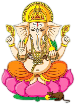 Lord Ganesh Illustration PNG image
