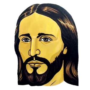 Lord Jesus Face Drawing PNG 86 PNG