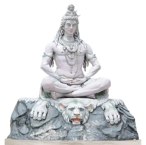 Lord Shiva Statue Meditation Pose