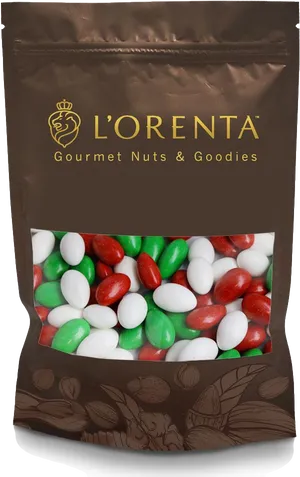 Lorenta Gourmet Nuts Packaging PNG image