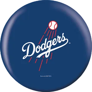 Los Angeles Dodgers Logoon Blue Background PNG image