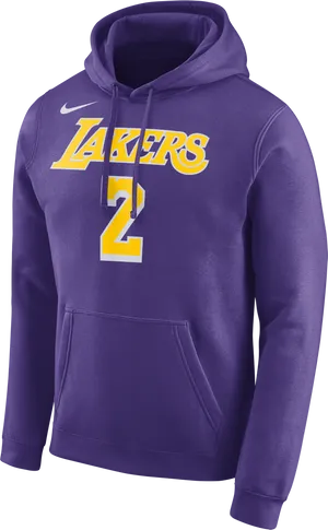 Los Angeles Lakers Number2 Hoodie PNG image