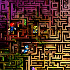 Lost In A Maze Chase Png Geo PNG image