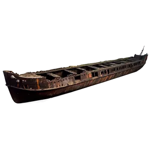 Lost Shipwreck In Deep Ocean PNG Pbm PNG