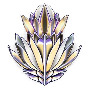 Lotus Flower Outline PNG Lel21