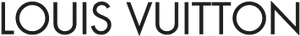 Louis Vuitton Black Logo PNG image