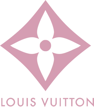 Louis Vuitton Flower Monogram Logo PNG image