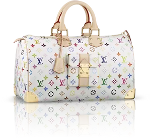 Louis Vuitton Multicolor Monogram Handbag PNG image