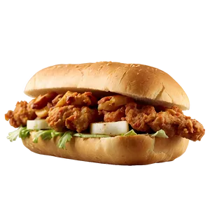 Louisiana Po'boy Sandwich Png Olp57 PNG image