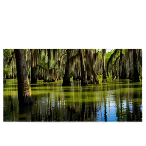 Louisiana Swamp Scene Png 06122024 PNG image