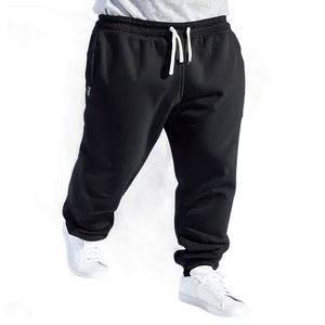 Loungewear Black Sweatpants PNG 35