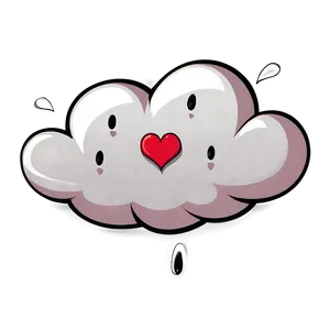 Love Cloud Cartoon PNG 66 PNG