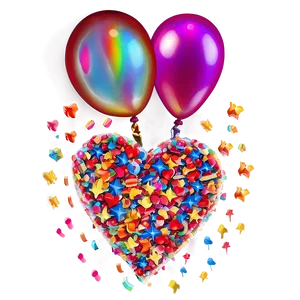 Love Confetti PNG Wxe38 PNG