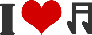 Love For Music_ Symbolic Graphic PNG