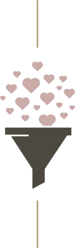 Love Funnel Concept PNG image