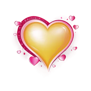 Love Heart Design PNG D