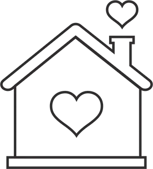 Love Home Address Icon PNG image